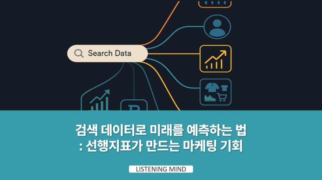 검색 데이터로 미래 신호를 포착하는 법: 선행지표가 만드는 마케팅 기회