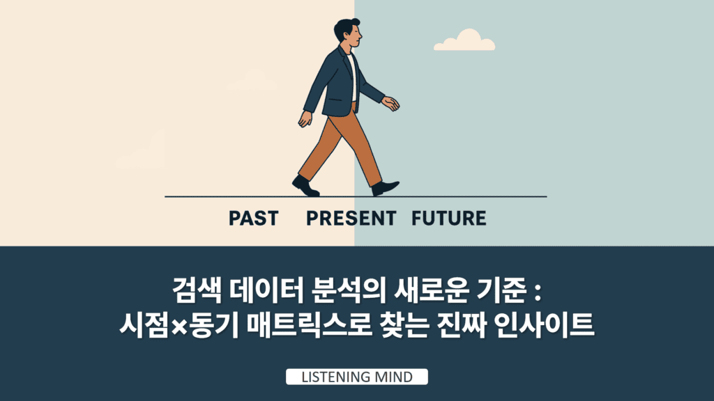 검색 데이터에 숨겨진 가치: 시점과 동기로 읽는 인사이트